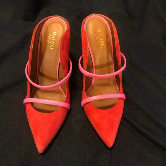 Malone Souliers Maureen Pumps / Red & Pink / 39 - Picture 1 of 5